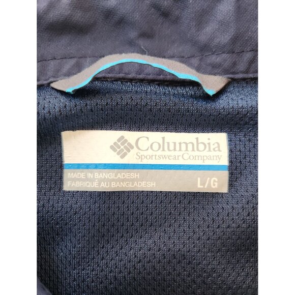 Columbia‎ Men's Size Large Navy Fishing Short Sleeve Performance Shirt - Picture 2 of 2